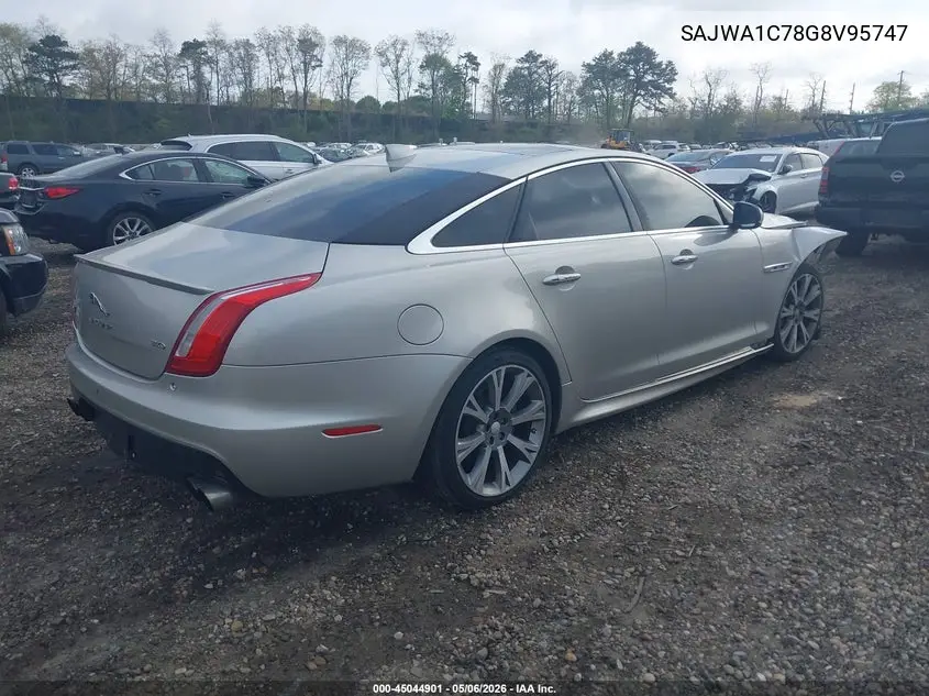 2016 Jaguar Xj R-Sport VIN: SAJWA1C78G8V95747 Lot: 45044901