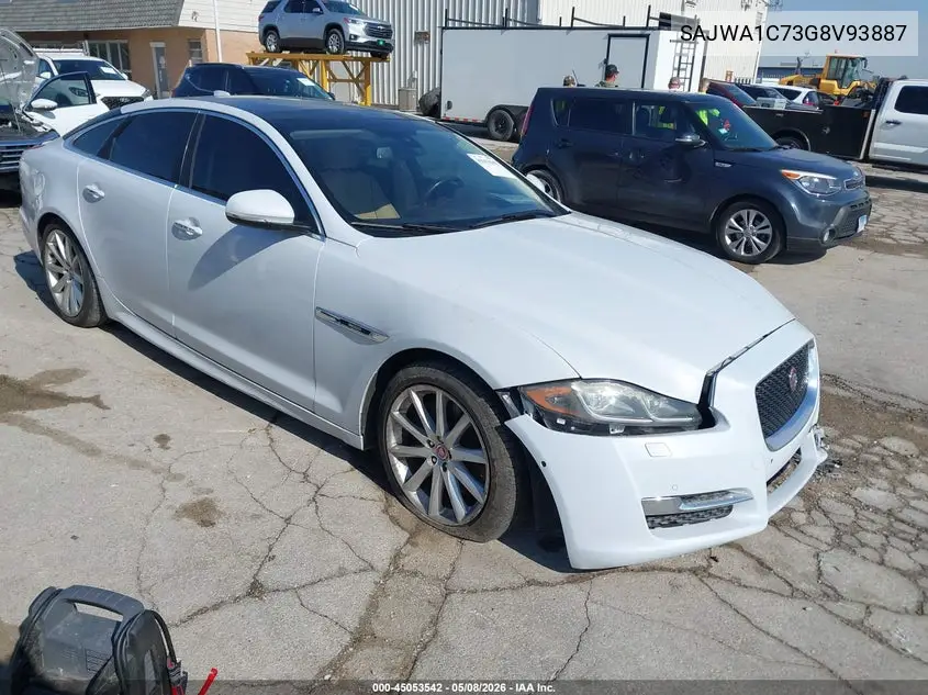 2016 Jaguar Xj R-Sport VIN: SAJWA1C73G8V93887 Lot: 45053542