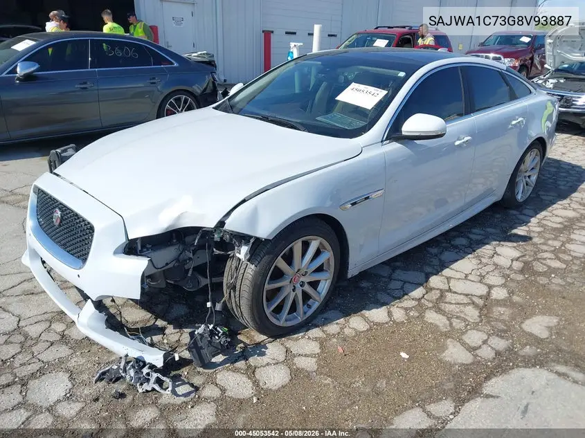2016 Jaguar Xj R-Sport VIN: SAJWA1C73G8V93887 Lot: 45053542