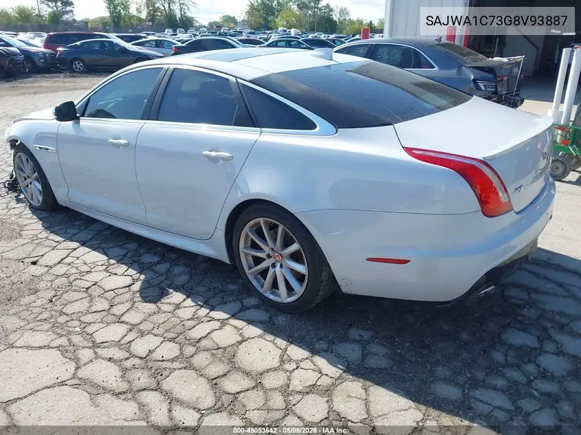 2016 Jaguar Xj R-Sport VIN: SAJWA1C73G8V93887 Lot: 45053542