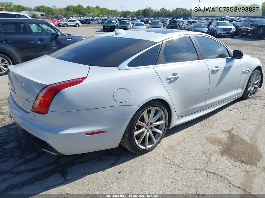 2016 Jaguar Xj R-Sport VIN: SAJWA1C73G8V93887 Lot: 45053542