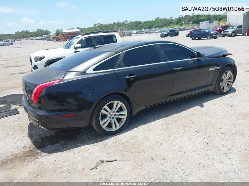 2016 Jaguar Xj Xjl Portfolio VIN: SAJWA2G75G8W01066 Lot: 45446956