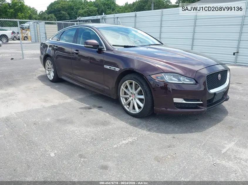 2016 Jaguar Xj R-Sport VIN: SAJWJ1CD2G8V99136 Lot: 45476716