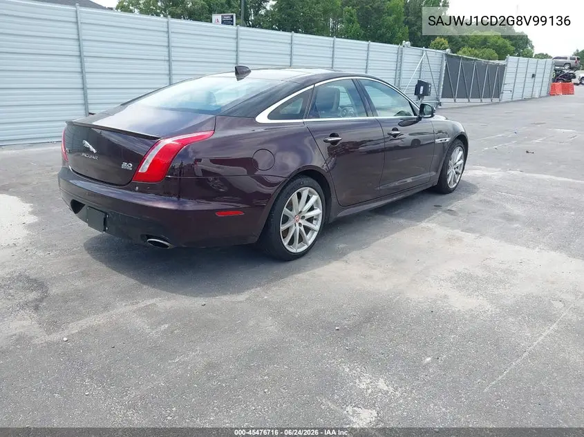 2016 Jaguar Xj R-Sport VIN: SAJWJ1CD2G8V99136 Lot: 45476716
