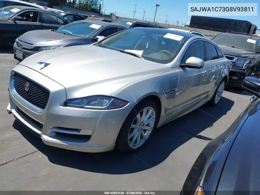 2016 Jaguar Xj R-Sport VIN: SAJWA1C73G8V93811 Lot: 45552126