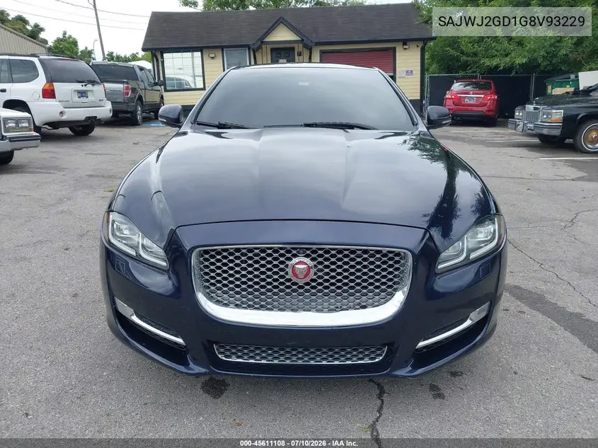 2016 Jaguar Xj Xjl Portfolio VIN: SAJWJ2GD1G8V93229 Lot: 45611108