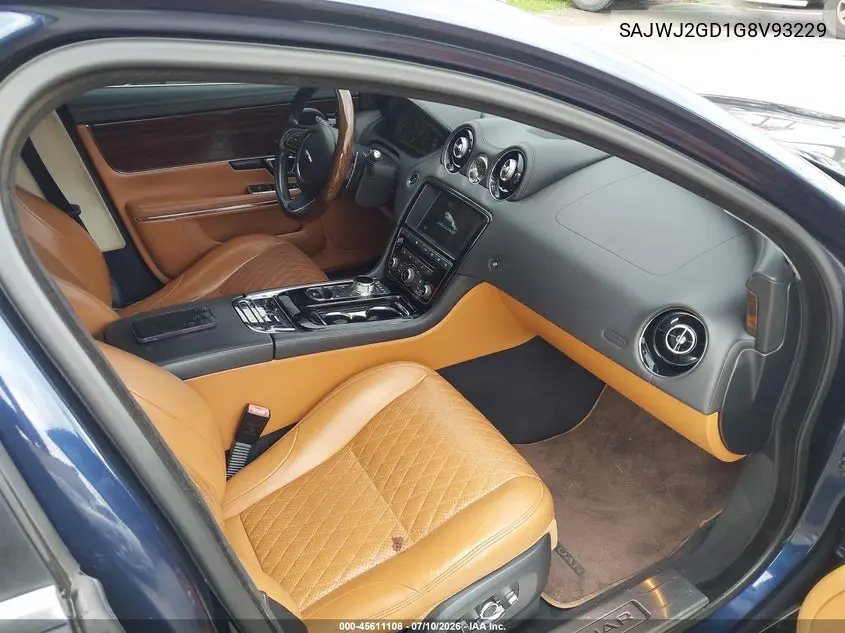 2016 Jaguar Xj Xjl Portfolio VIN: SAJWJ2GD1G8V93229 Lot: 45611108