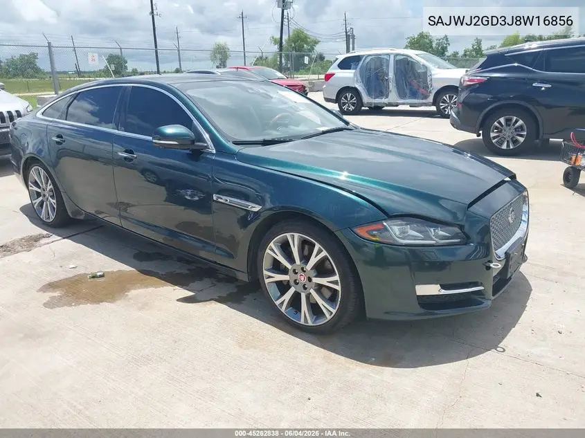 2018 Jaguar Xj Xjl Portfolio VIN: SAJWJ2GD3J8W16856 Lot: 45262838