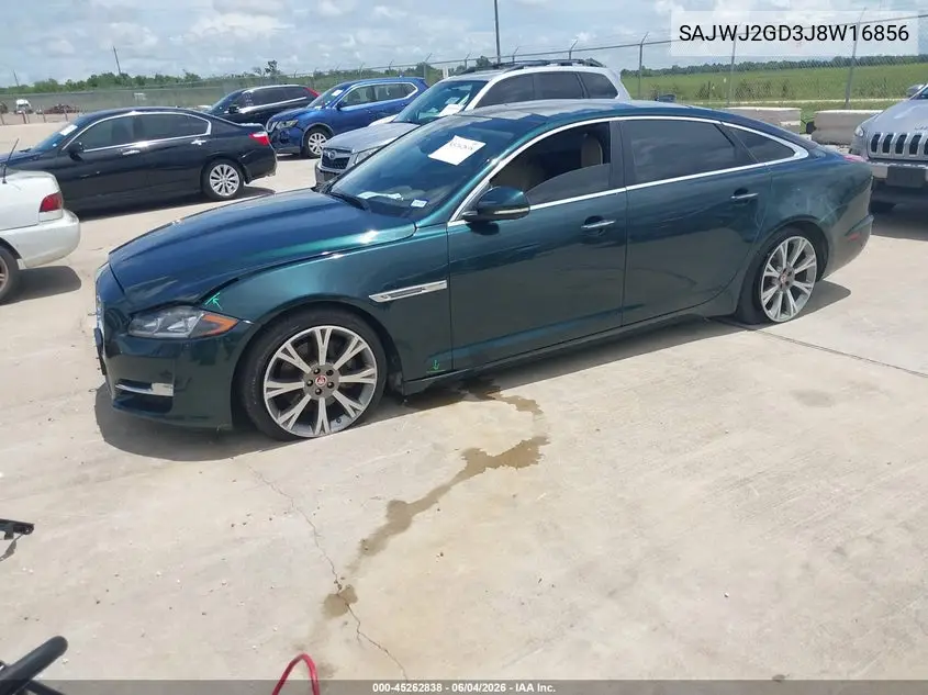 2018 Jaguar Xj Xjl Portfolio VIN: SAJWJ2GD3J8W16856 Lot: 45262838