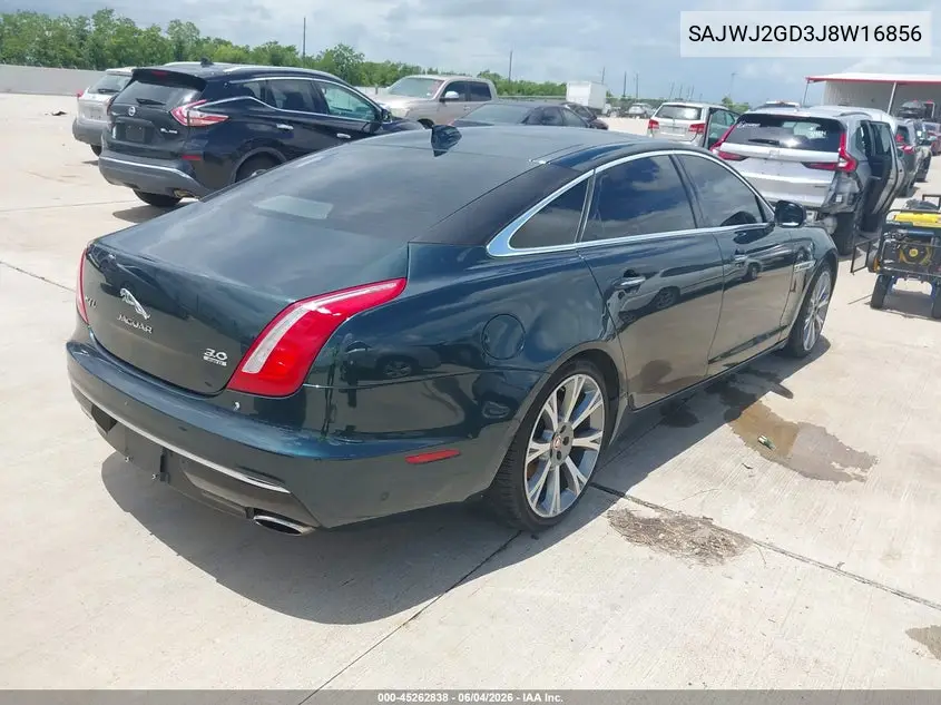 2018 Jaguar Xj Xjl Portfolio VIN: SAJWJ2GD3J8W16856 Lot: 45262838