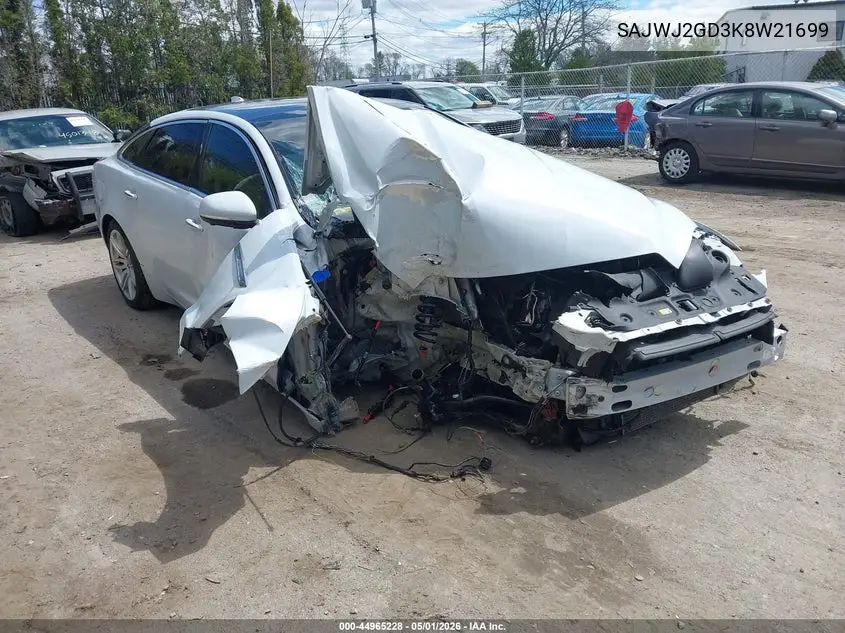 2019 Jaguar Xj Xj50 V6/Xjl Portfolio VIN: SAJWJ2GD3K8W21699 Lot: 44965228