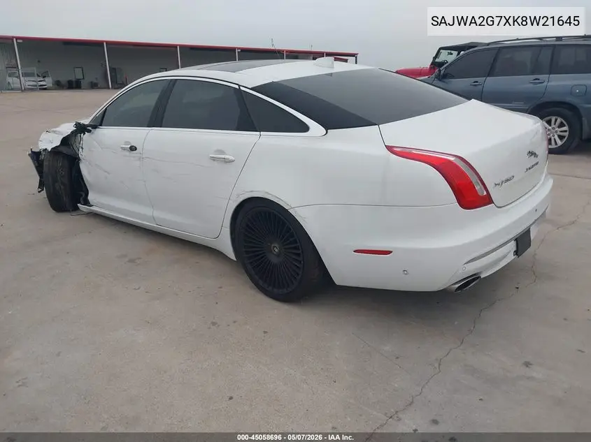 2019 Jaguar Xj Xj50 V6/Xjl Portfolio VIN: SAJWA2G7XK8W21645 Lot: 45058696