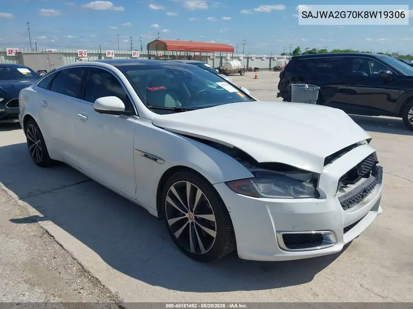2019 Jaguar Xj Xj50 V6/Xjl Portfolio VIN: SAJWA2G70K8W19306 Lot: 45181492