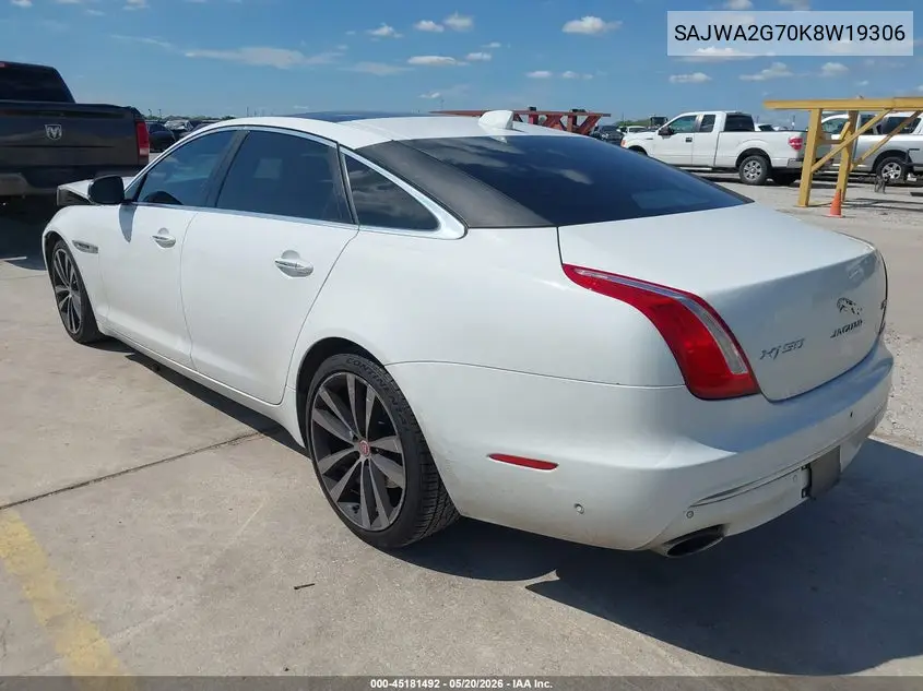 2019 Jaguar Xj Xj50 V6/Xjl Portfolio VIN: SAJWA2G70K8W19306 Lot: 45181492
