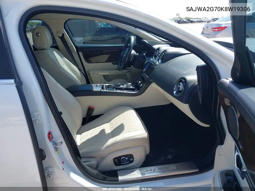2019 Jaguar Xj Xj50 V6/Xjl Portfolio VIN: SAJWA2G70K8W19306 Lot: 45181492