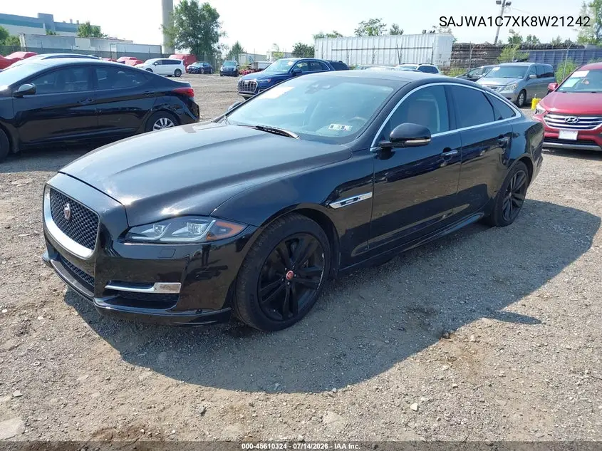 2019 Jaguar Xj R-Sport VIN: SAJWA1C7XK8W21242 Lot: 45610324