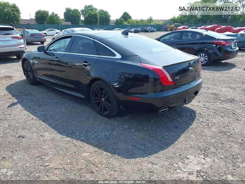 2019 Jaguar Xj R-Sport VIN: SAJWA1C7XK8W21242 Lot: 45610324