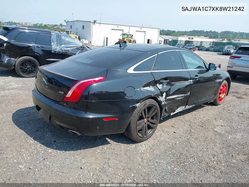 2019 Jaguar Xj R-Sport VIN: SAJWA1C7XK8W21242 Lot: 45610324
