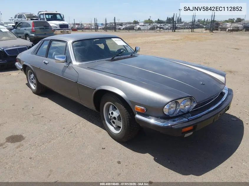 1984 Jaguar Xjs VIN: SAJNV5842EC112852 Lot: 45515049