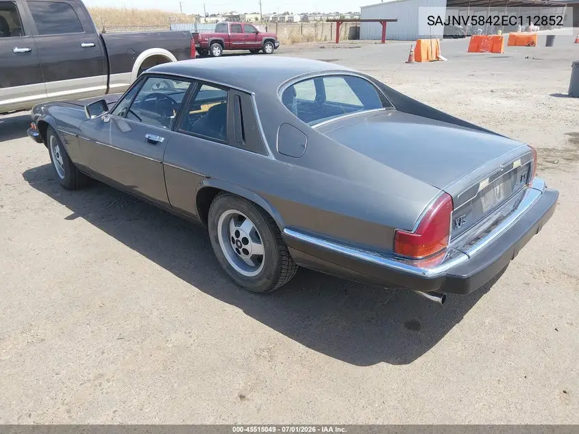 1984 Jaguar Xjs VIN: SAJNV5842EC112852 Lot: 45515049