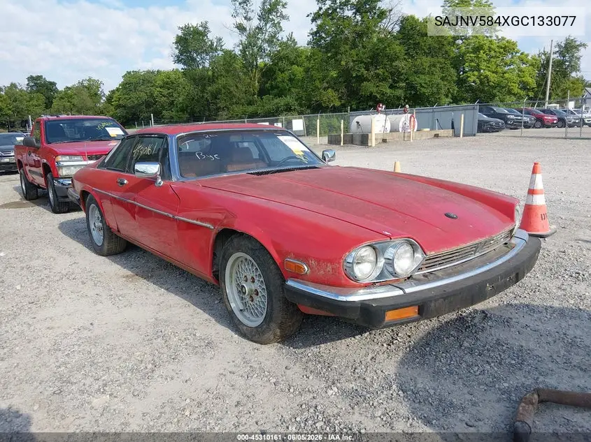 1986 Jaguar Xjs VIN: SAJNV584XGC133077 Lot: 45310161