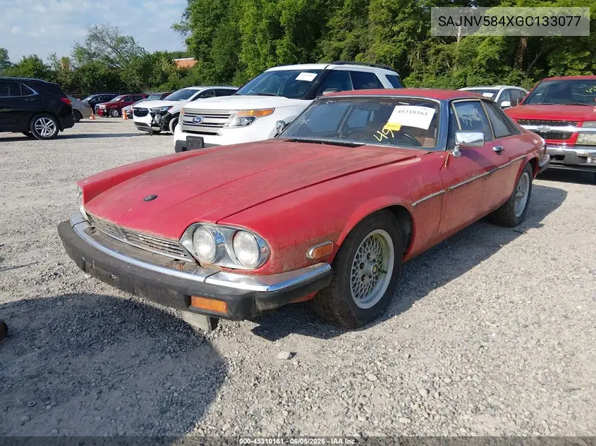 1986 Jaguar Xjs VIN: SAJNV584XGC133077 Lot: 45310161