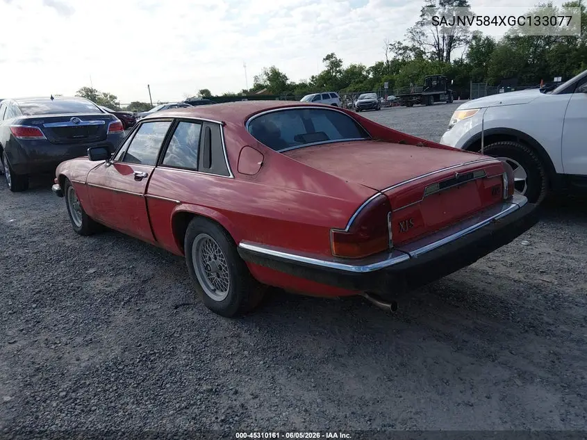 1986 Jaguar Xjs VIN: SAJNV584XGC133077 Lot: 45310161