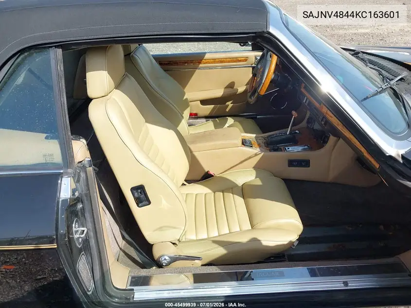 1989 Jaguar Xjs VIN: SAJNV4844KC163601 Lot: 45499939