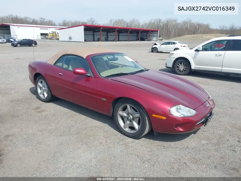 1997 Jaguar Xk8 VIN: SAJGX2742VC016349 Lot: 44757037