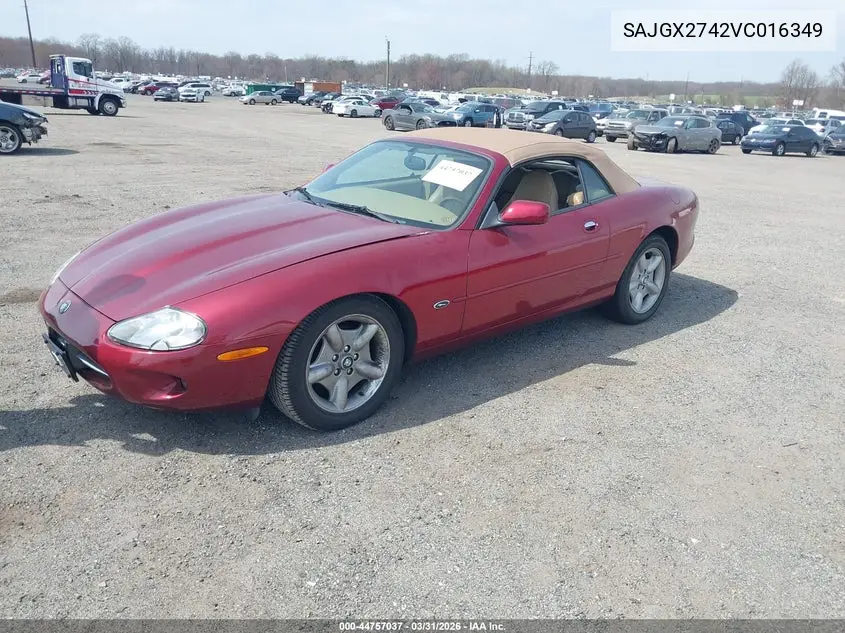 1997 Jaguar Xk8 VIN: SAJGX2742VC016349 Lot: 44757037