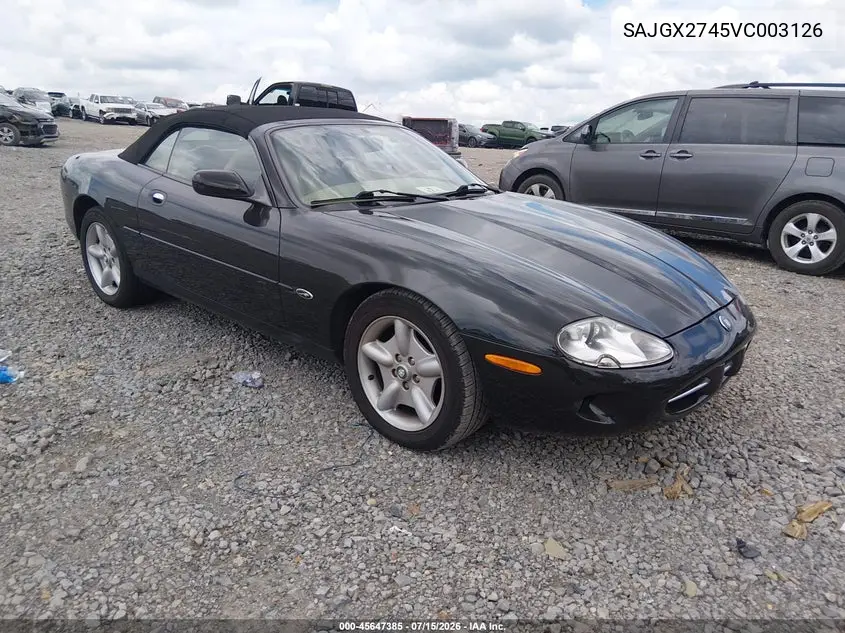 1997 Jaguar Xk8 VIN: SAJGX2745VC003126 Lot: 45647385