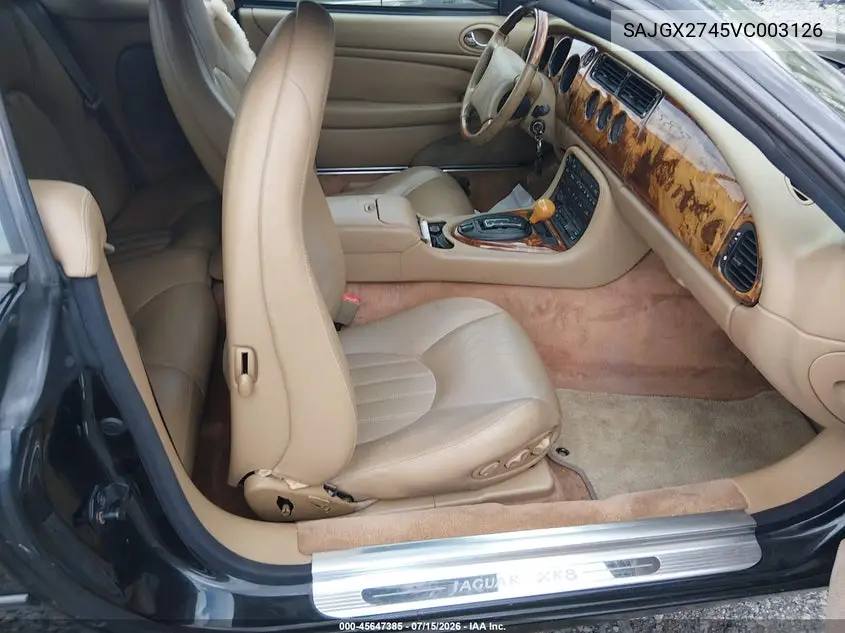 1997 Jaguar Xk8 VIN: SAJGX2745VC003126 Lot: 45647385