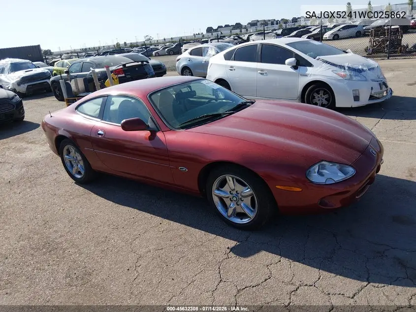 1998 Jaguar Xk8 VIN: SAJGX5241WC025862 Lot: 45632308