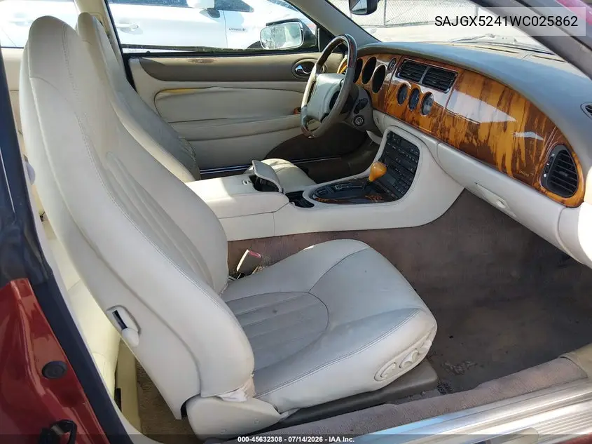 1998 Jaguar Xk8 VIN: SAJGX5241WC025862 Lot: 45632308