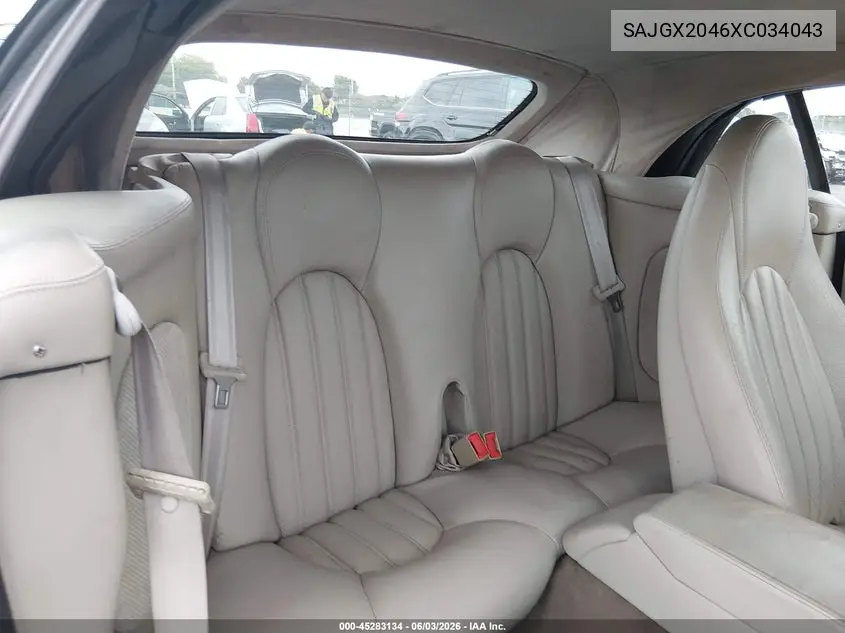 1999 Jaguar Xk8 VIN: SAJGX2046XC034043 Lot: 45283134