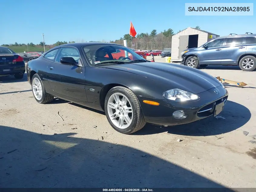 2002 Jaguar Xk8 VIN: SAJDA41C92NA28985 Lot: 44924005