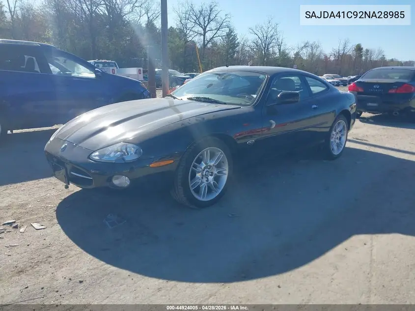 2002 Jaguar Xk8 VIN: SAJDA41C92NA28985 Lot: 44924005