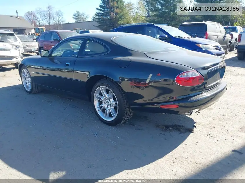 2002 Jaguar Xk8 VIN: SAJDA41C92NA28985 Lot: 44924005