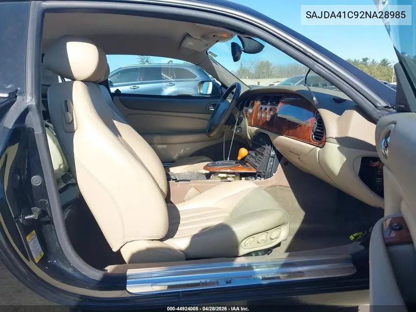 2002 Jaguar Xk8 VIN: SAJDA41C92NA28985 Lot: 44924005
