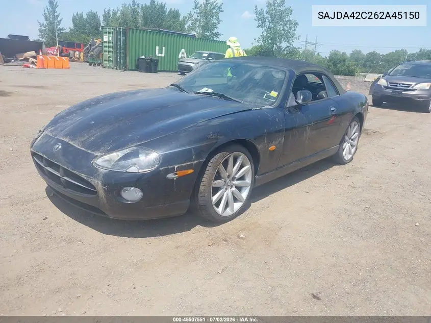 2006 Jaguar Xk8 VIN: SAJDA42C262A45150 Lot: 45507551