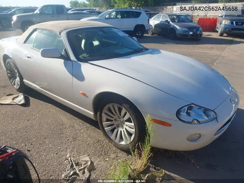 2006 Jaguar Xk8 VIN: SAJDA42C562A45658 Lot: 45569905
