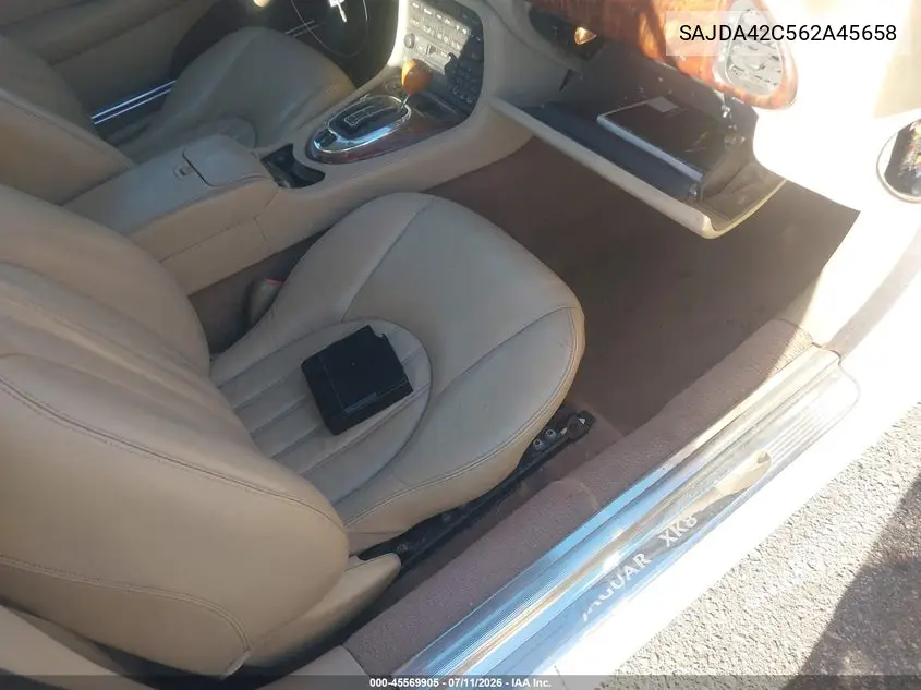 2006 Jaguar Xk8 VIN: SAJDA42C562A45658 Lot: 45569905