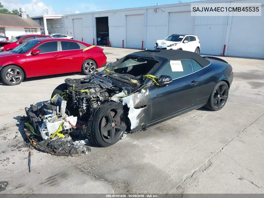 2012 Jaguar Xk Xkr VIN: SAJWA4EC1CMB45535 Lot: 45161426