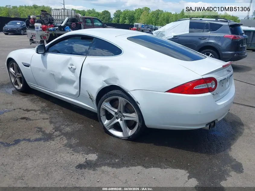 2013 Jaguar Xk Xkr VIN: SAJWA4DC1DMB51306 Lot: 44999248