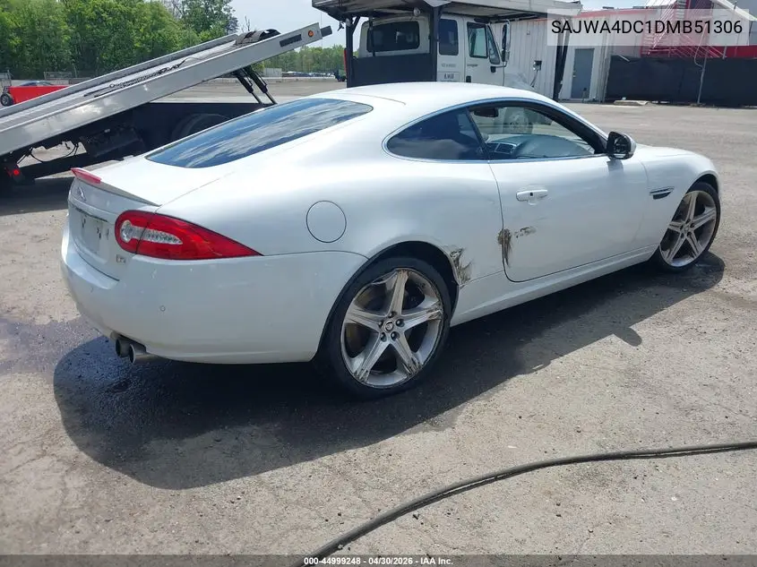 2013 Jaguar Xk Xkr VIN: SAJWA4DC1DMB51306 Lot: 44999248