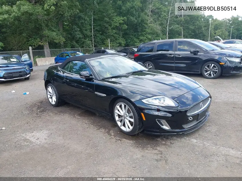 2013 Jaguar Xk Touring VIN: SAJWA4EB9DLB50514 Lot: 45464329