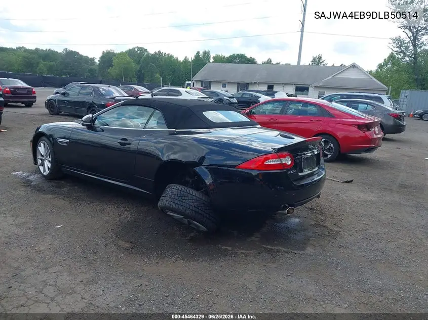 2013 Jaguar Xk Touring VIN: SAJWA4EB9DLB50514 Lot: 45464329