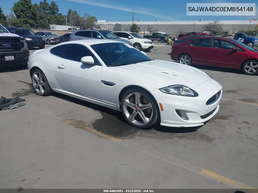 2014 Jaguar Xk Xkr VIN: SAJWA4DC0EMB54148 Lot: 44683893