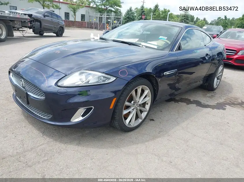 2014 Jaguar Xk Touring VIN: SAJWA4DB8ELB53472 Lot: 45483059