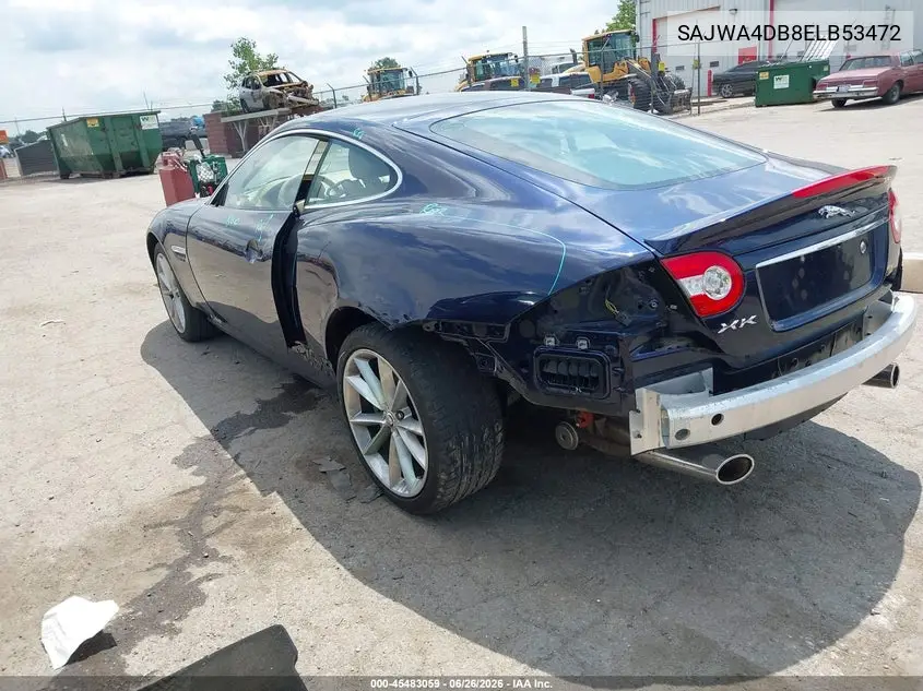 2014 Jaguar Xk Touring VIN: SAJWA4DB8ELB53472 Lot: 45483059